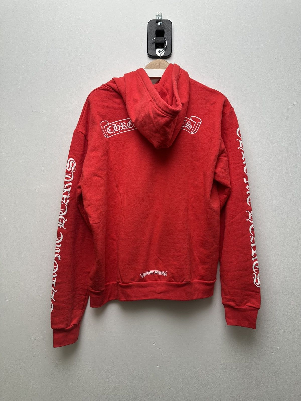 Chrome Hearts Chrome Hearts White Logo Red Hoodie Size US S / EU 44-46 / 1 - 8 Thumbnail