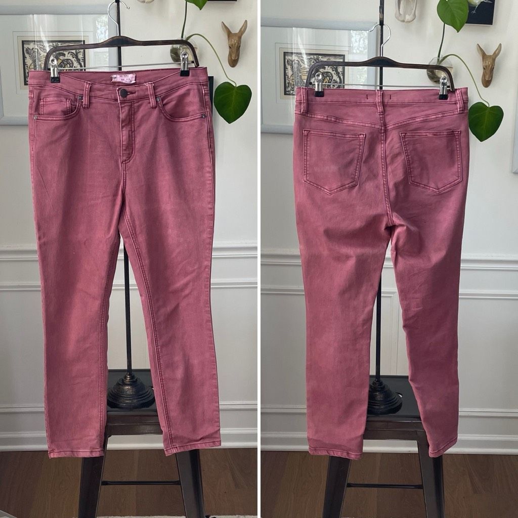 Free People Free People High Rise Muted Red Jeans 30 x 27 Size 30" / US 8 / IT 44 - 1 Thumbnail