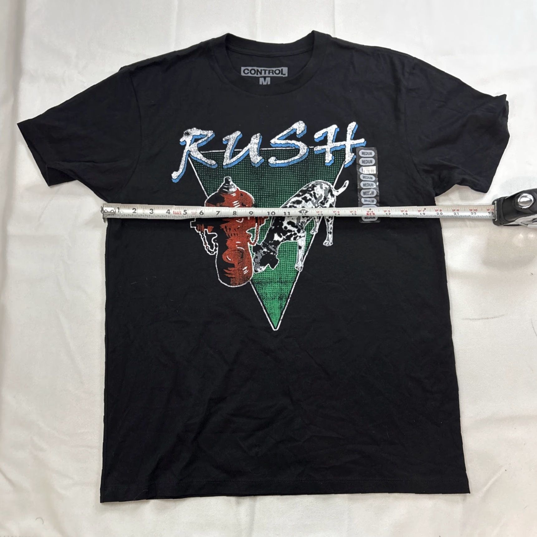 Vintage Control Rush Men's T-Shirt Slim Fit M NWOT Black 1983 Tour Signals European Slimming"} Size US M / EU 48-50 / 2 - 4 Thumbnail