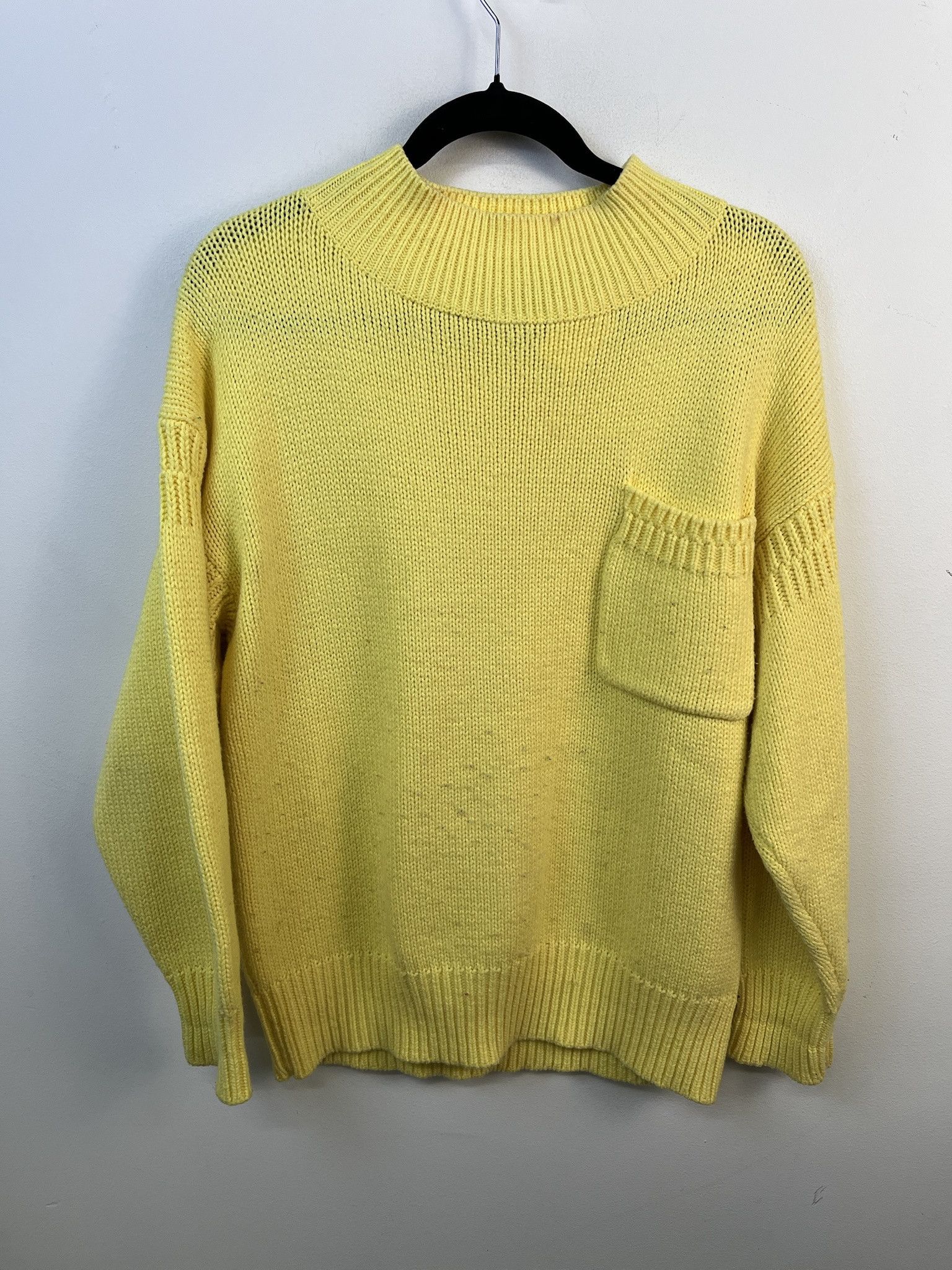 Other Vintage Knit Sweater 1990s Thick Knit Trade Bay Pocket Knit Yellow Sweater Size S Size US S / EU 44-46 / 1 - 1 Thumbnail
