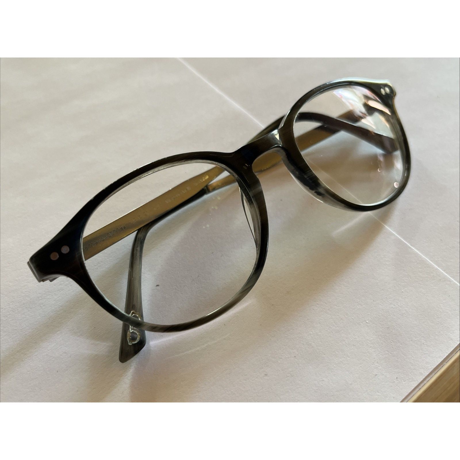 Heritage Research Heritage Heem03 Silver Oval Eyeglass Frame Glasses 49-21-145 Size ONE SIZE - 9 Thumbnail