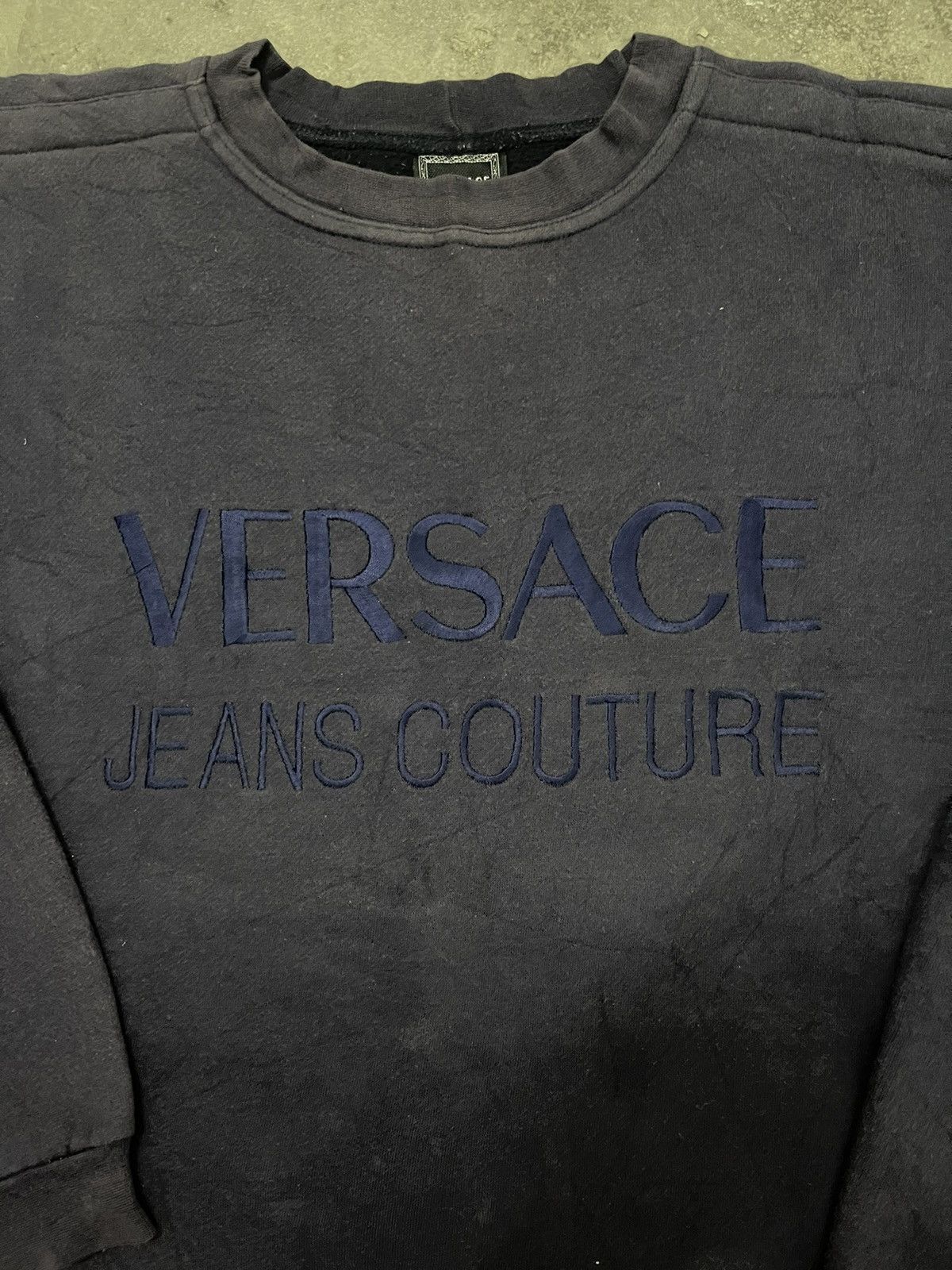 Versace Jeans Couture Vintage Versace Jeans Couture Sweater Big Spellout Logo Size US M / EU 48-50 / 2 - 3 Thumbnail