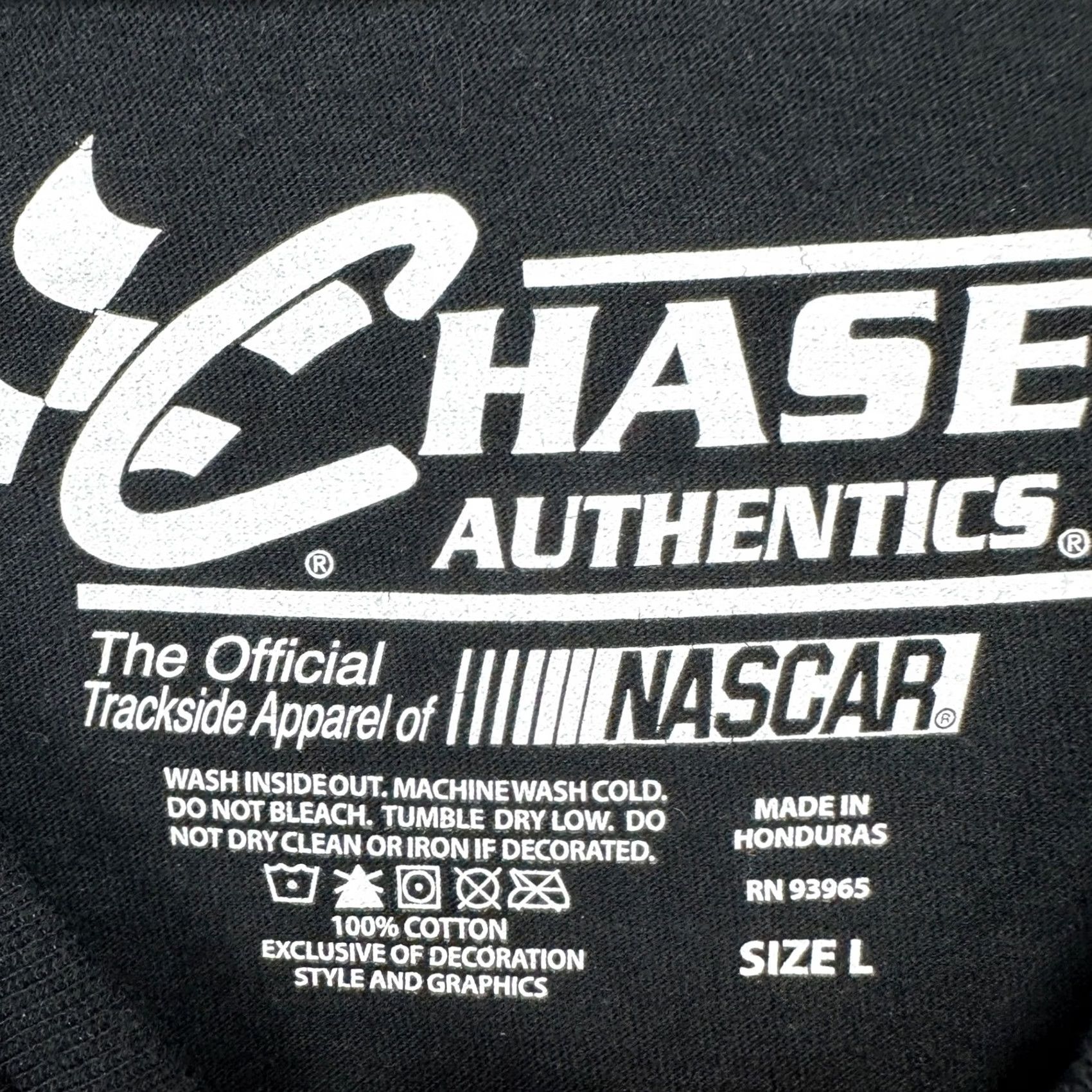 Chase Authentics Tony Stewart Nascar Mens T-Shirt Large Black Red Racing Tee Chase Authentics Size US L / EU 52-54 / 3 - 4 Thumbnail
