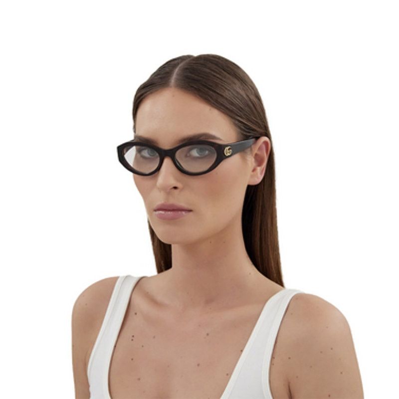 Gucci NEW Gucci GG1405O 002 Havana Transparent Unisex Authentic Size ONE SIZE - 1 Thumbnail
