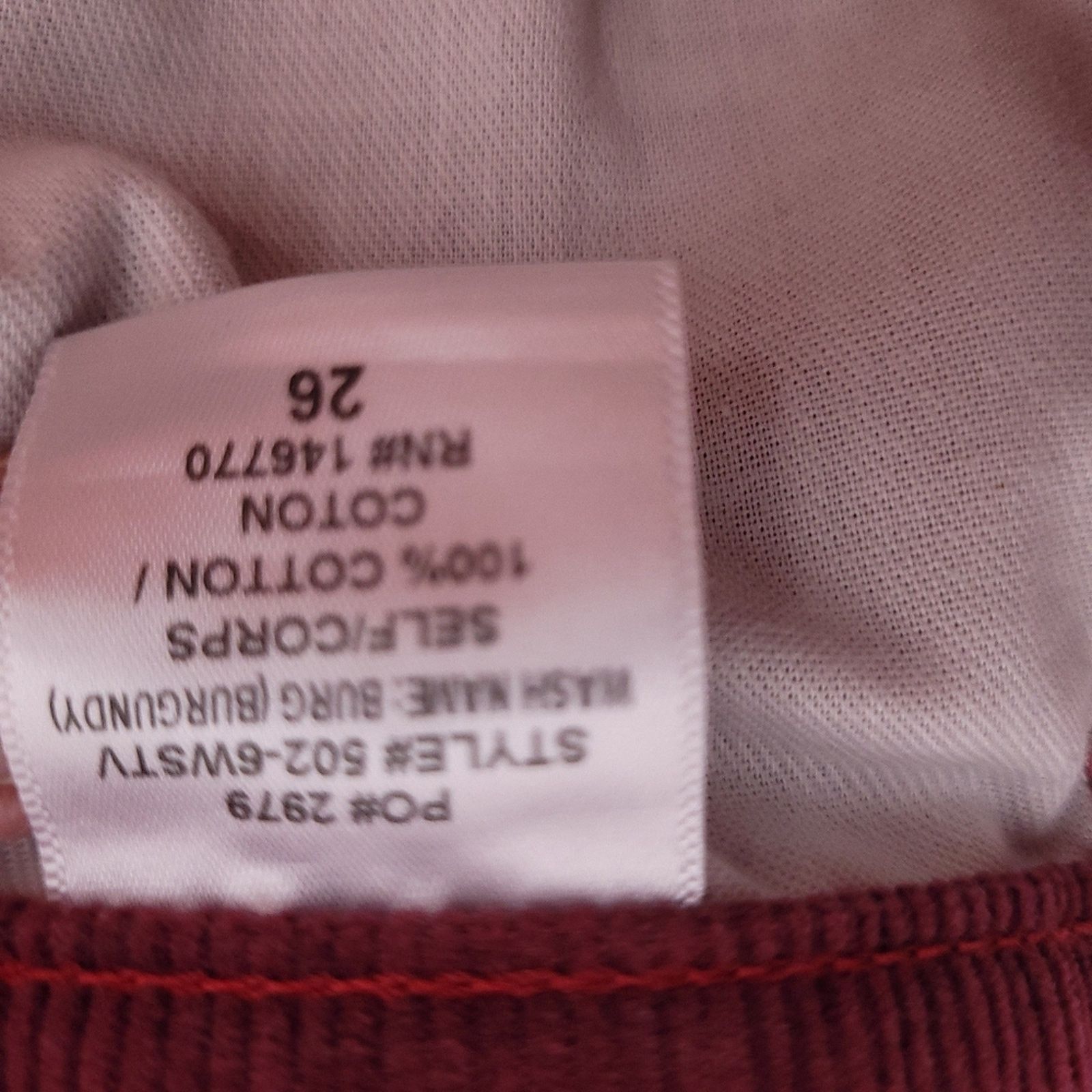 RE/DONE Re/done High Rise Originals Button Fly Corduroy Size 26" / US 2 / IT 38 - 9 Thumbnail