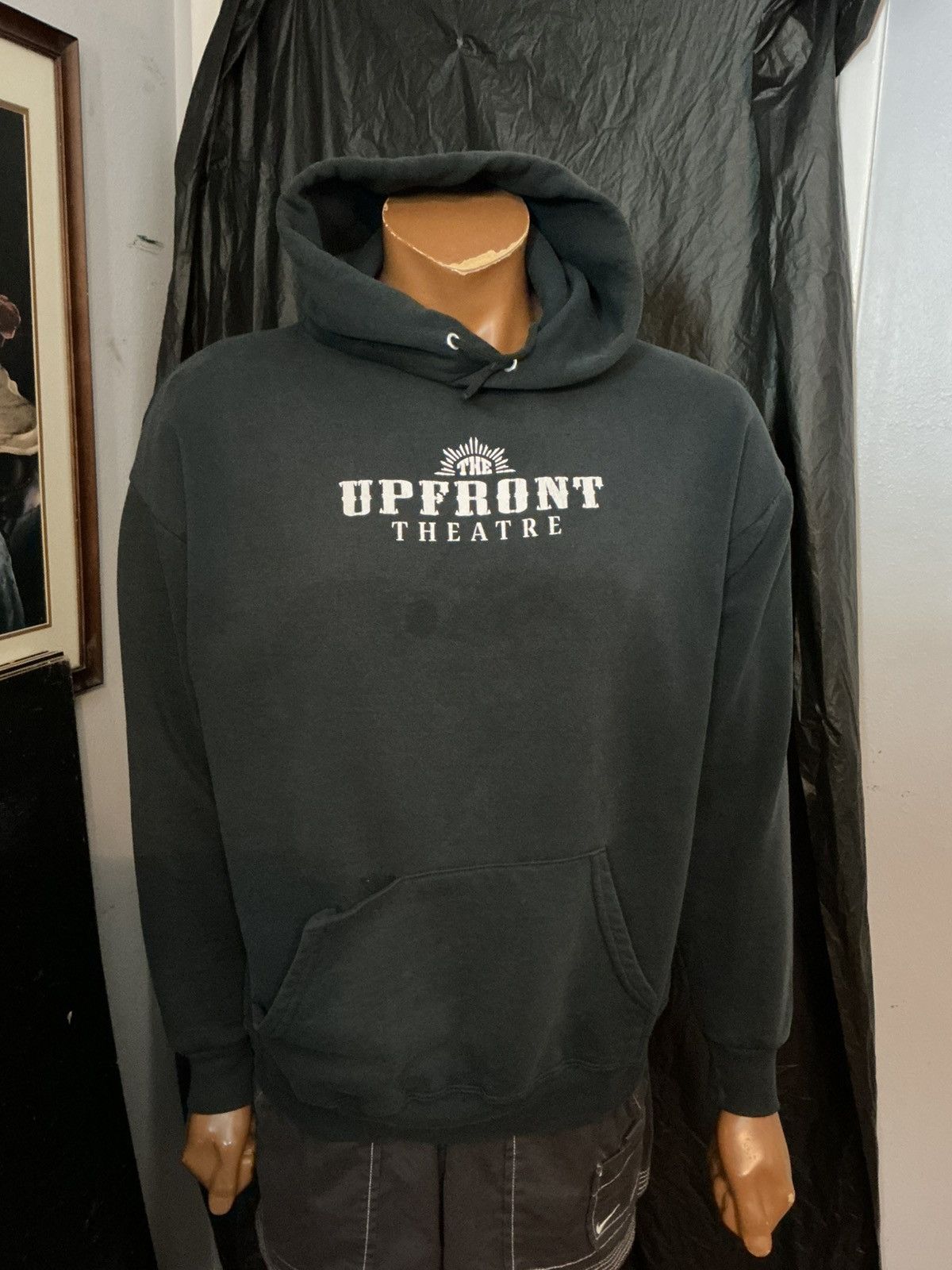 Jerzees Vintage Jerzees The Upfront Theatre Improv Comedy Hoodie Size US XL / EU 56 / 4 - 13 Thumbnail