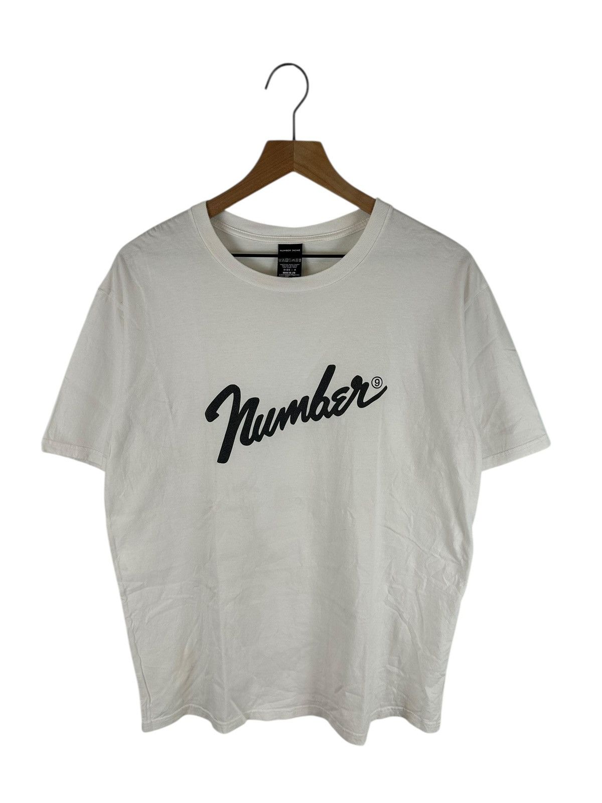 number nine 色々 Number (N)ine Number Nine Logo Print T-Shirt | Grailed