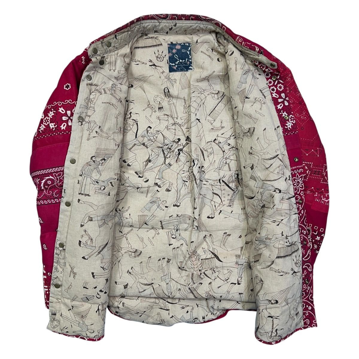 Visvim Visvim 2018AW ICT Kerchief Kofu paisley Pattern Down Jacket Size US L / EU 52-54 / 3 - 3 Thumbnail