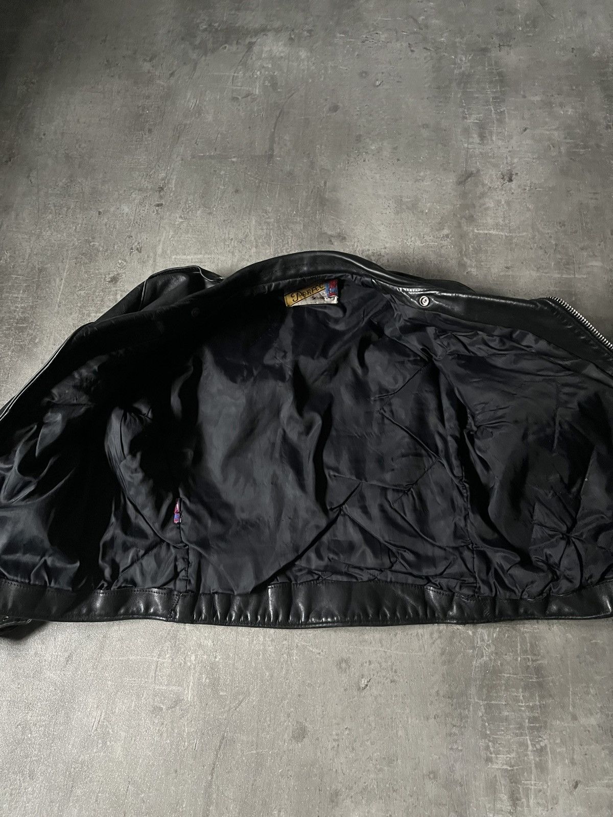Schott Vintage Schott perfecto ramones leather jacket black Size US S / EU 44-46 / 1 - 14 Thumbnail