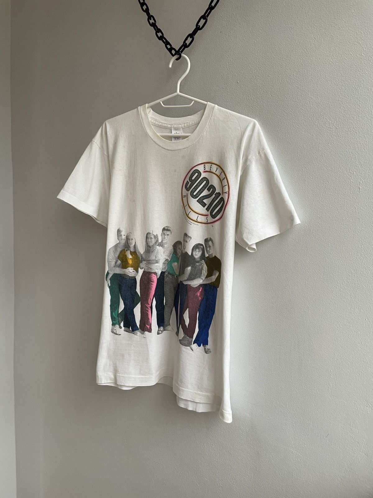 Vintage Rare Beverly Hills 90210 Vintage 1991 90s T Shirt Tee Size US L / EU 52-54 / 3 - 2 Thumbnail