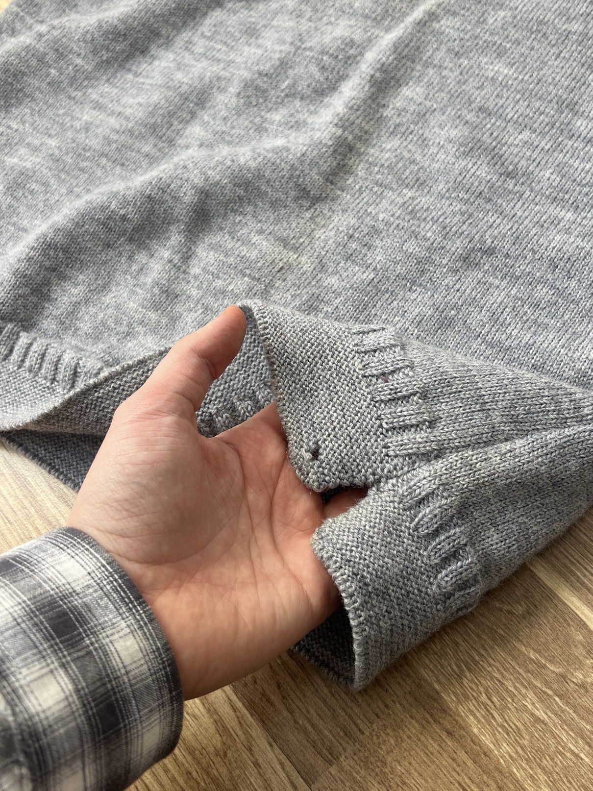 Le Tricoteur Guernsey Le Tricoteur Guernsey Jumper Gray British Wool Fisherman sM Size US M / EU 48-50 / 2 - 9 Thumbnail