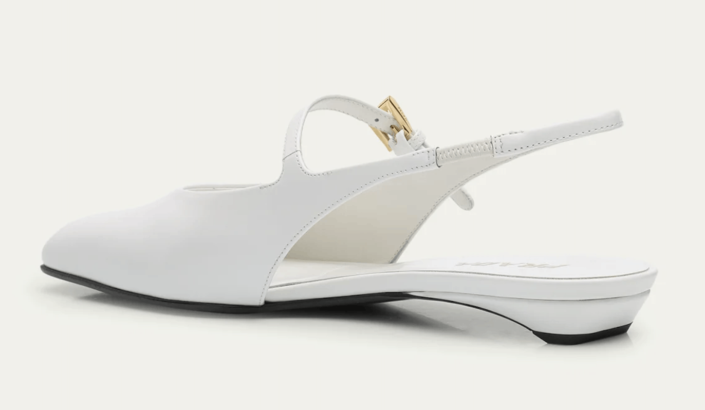 Prada Prada Leather Mary Jane Slingback Ballerina Ballet Flat 40 Size US 10 / IT 40 - 14 Thumbnail