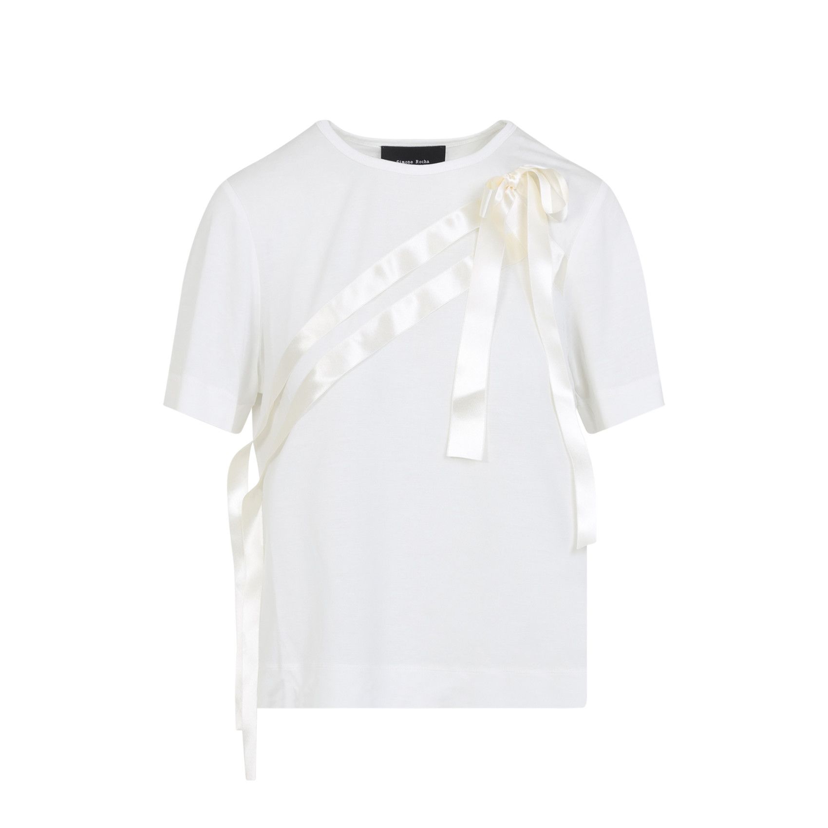Simone Rocha Simone Rocha Bow Sash Easy T-Shirt Size S / US 4 / IT 40 - 1 Thumbnail