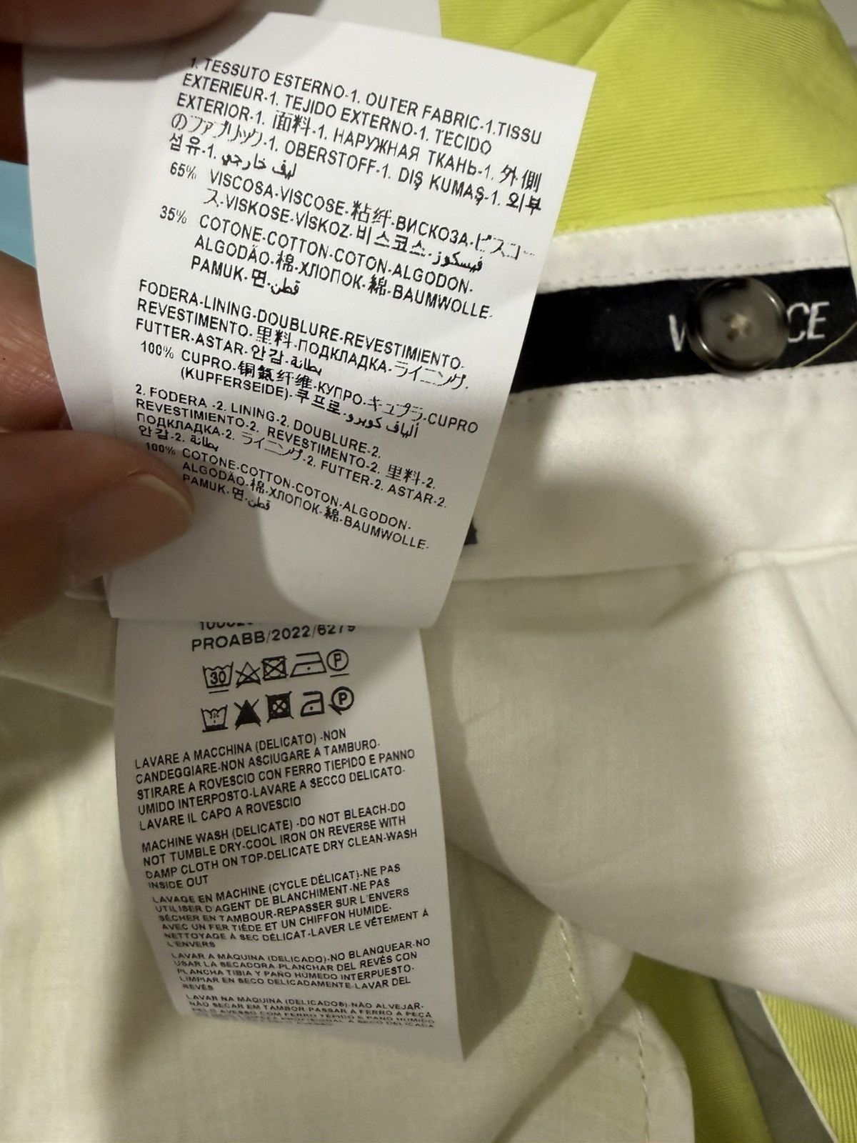 Versace wide leggged pants size49 Size US 32 / EU 48 - 11 Thumbnail
