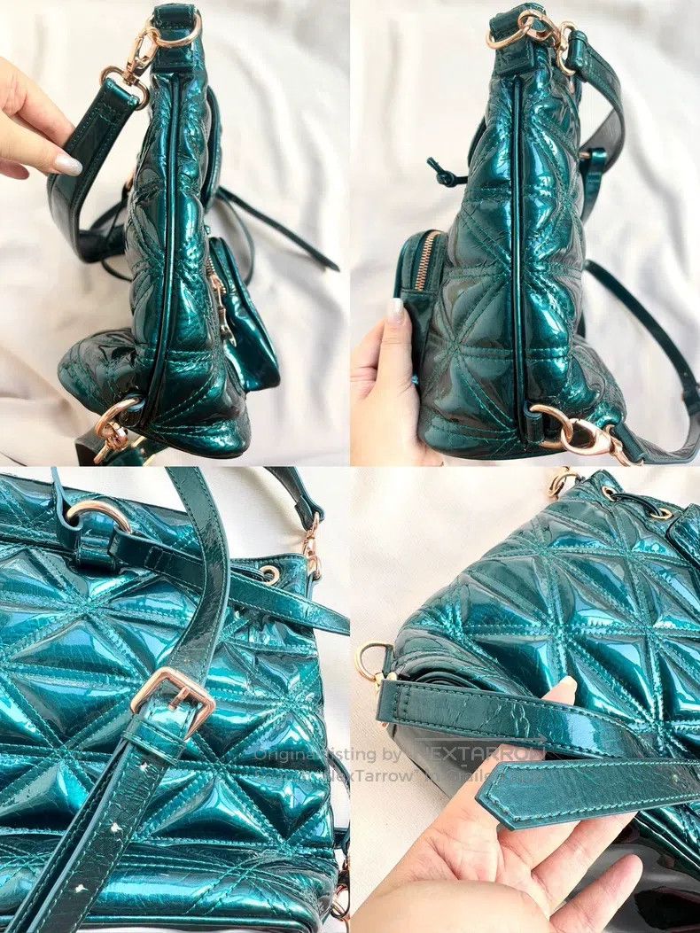 Vivienne Westwood Vivienne Westwood size os Vintage Blue-Green Patent Leather Size ONE SIZE - 6 Thumbnail
