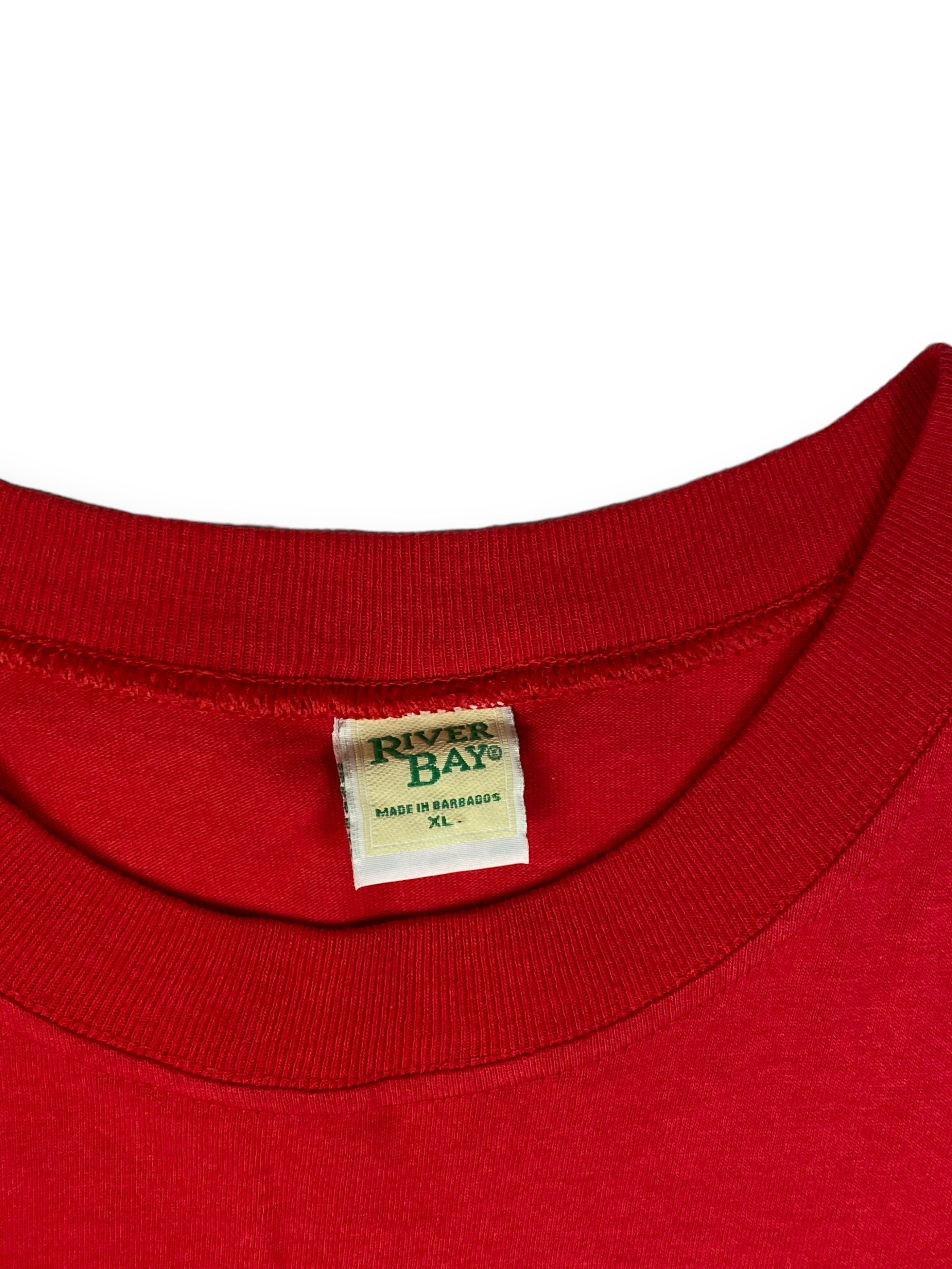 Vintage Vintage MOUNT GAY Barbados Red Big Logo T-Shirt M642 Size US XL / EU 56 / 4 - 7 Thumbnail