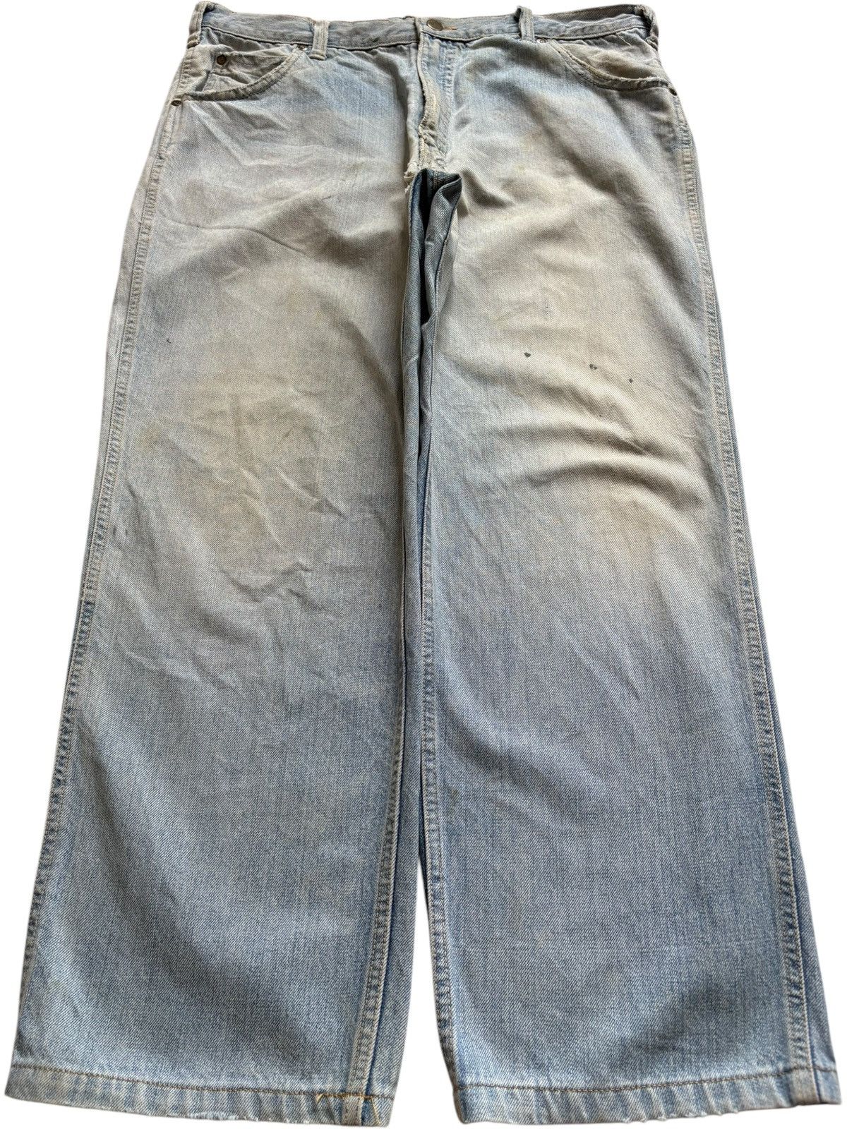 Johnbull Vintage John Bull Mud Wash Distressed Baggy Jeans ggy Jeans Size US 36 / EU 52 - 1 Thumbnail