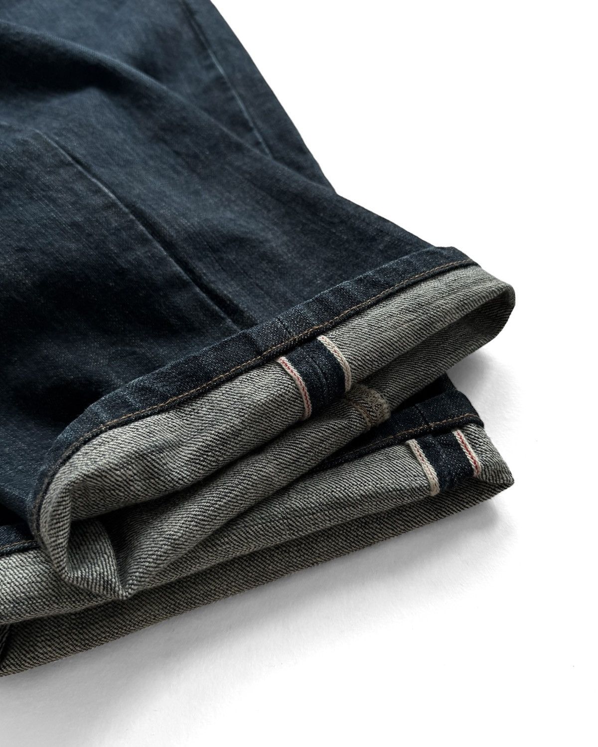 45rpm PAL’LAS PALACE INDIGO DYED RED SELVEDGE DENIM JEANS Size US 28 / EU 44 - 6 Thumbnail