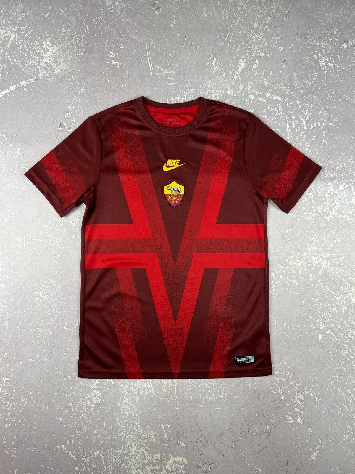 Nike 2019/2020 Nike AS Roma Pre Match Jersey Mens XS Youth L Size US XXS / EU 40 - 1 Thumbnail