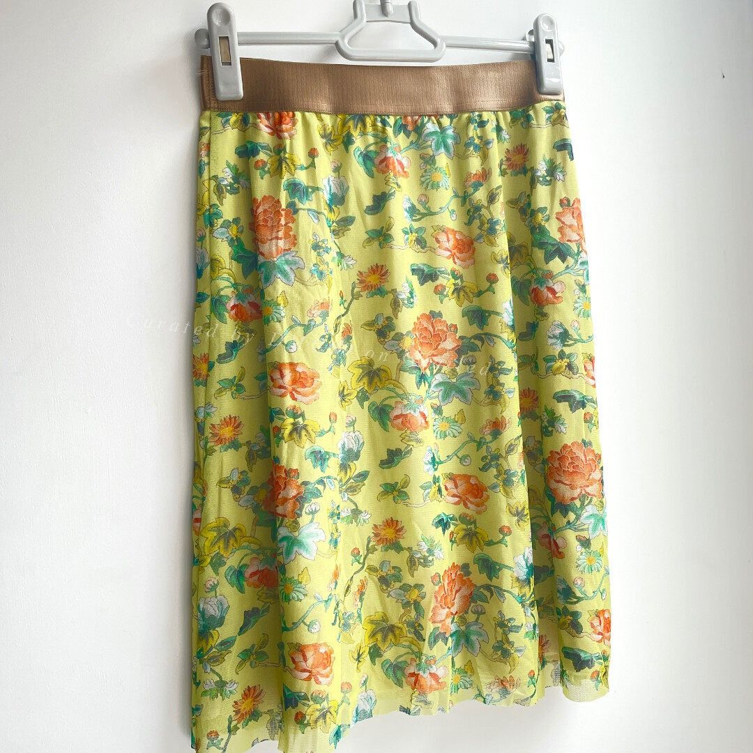 Vivienne Tam Vivienne Tam Vintage Chinese Floral Tulle Skirt Size 32" / US 10 / IT 46 - 1 Thumbnail