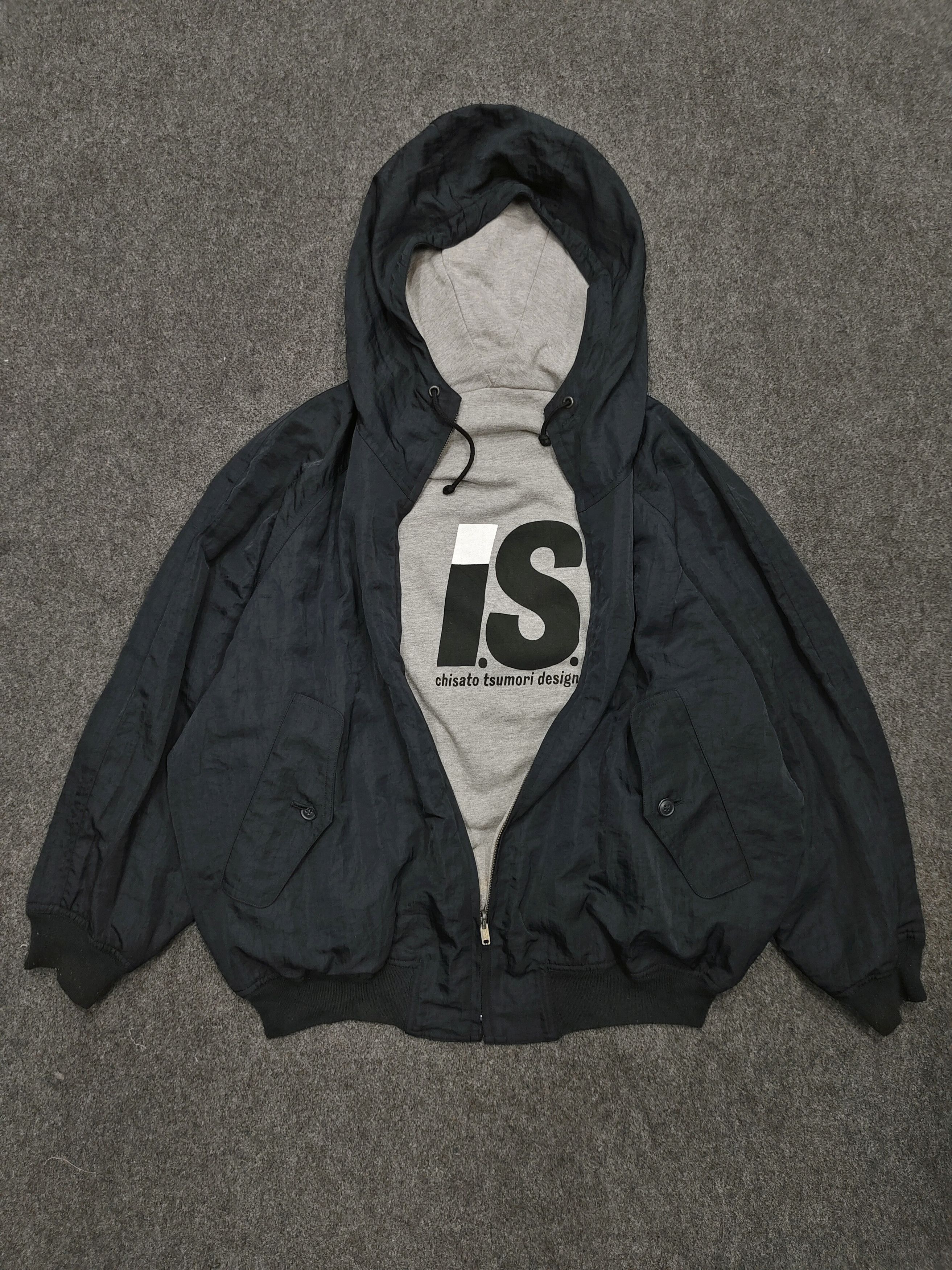 Issey Miyake 80s IS Tsumori Chisato- Archived Reversibel Bomber Jacket Size US L / EU 52-54 / 3 - 1 Thumbnail