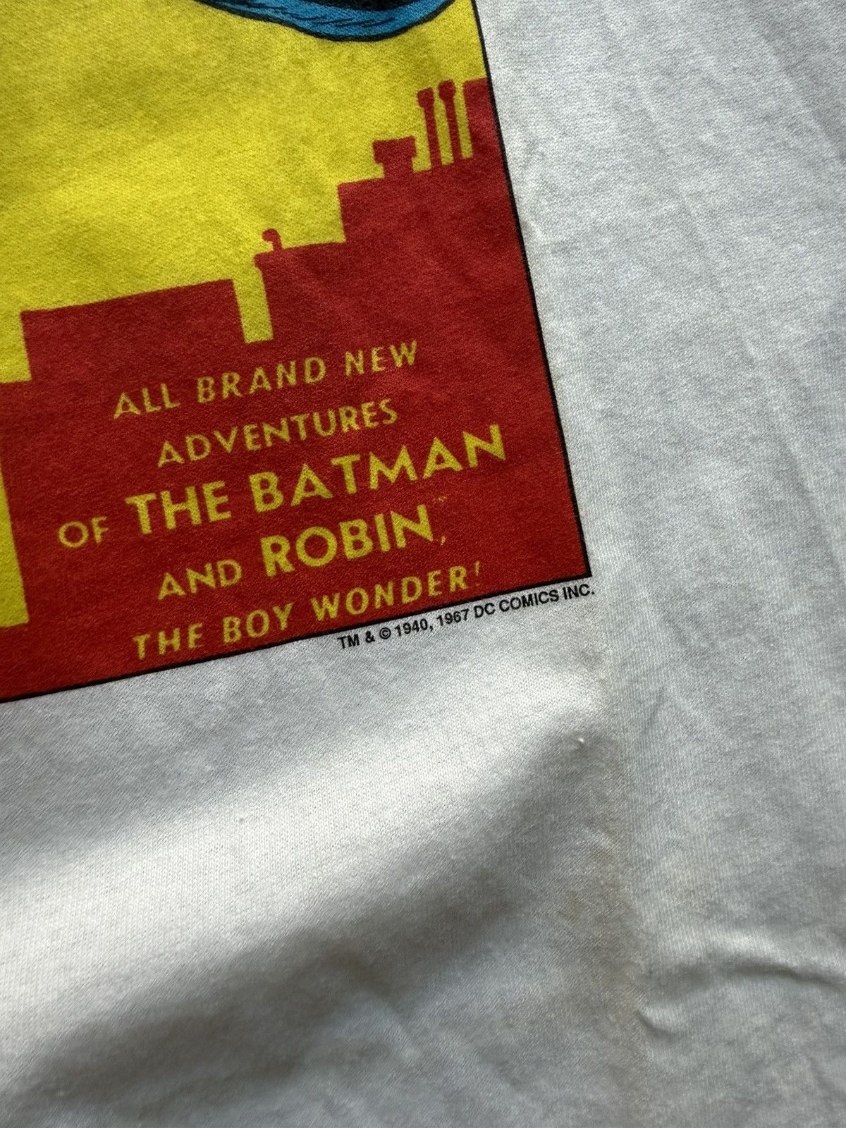 DC Comics Rare Vintage The Adventures of Batman and Robin T-Shirt Sz L Size US L / EU 52-54 / 3 - 3 Thumbnail