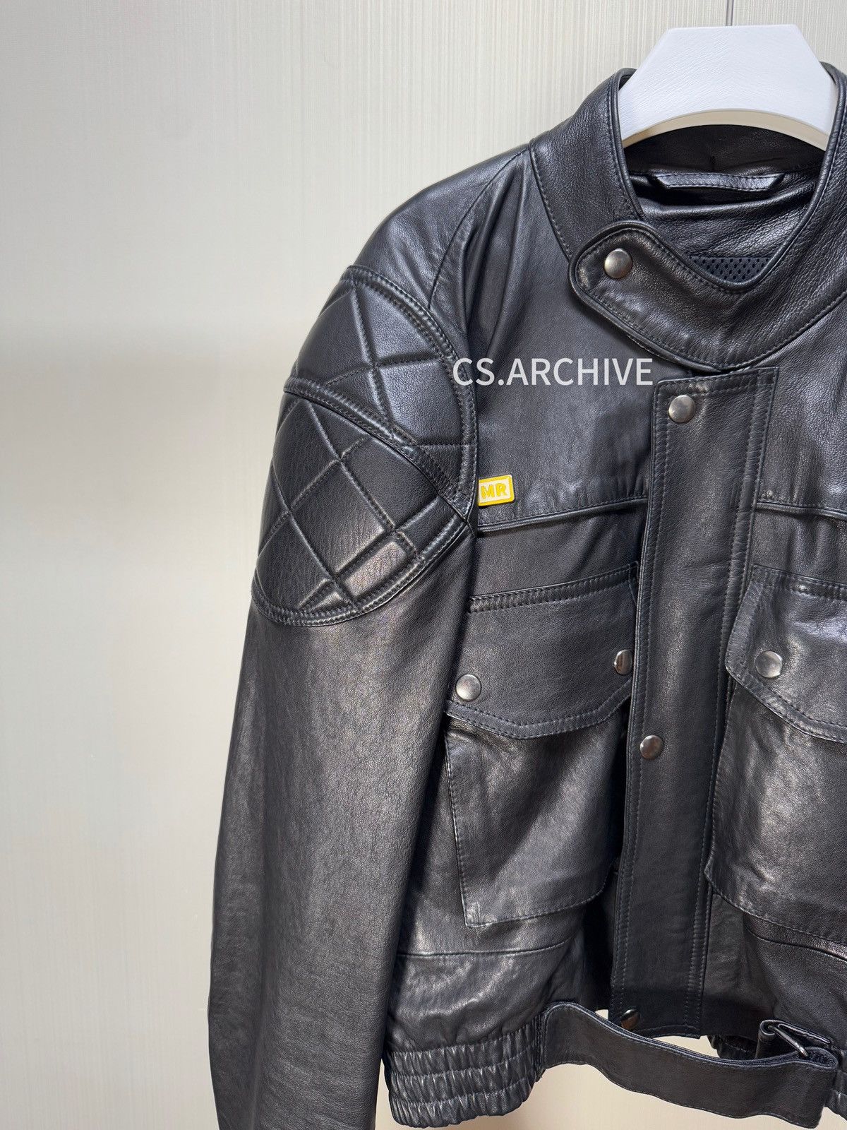 Martine rose leather jacket