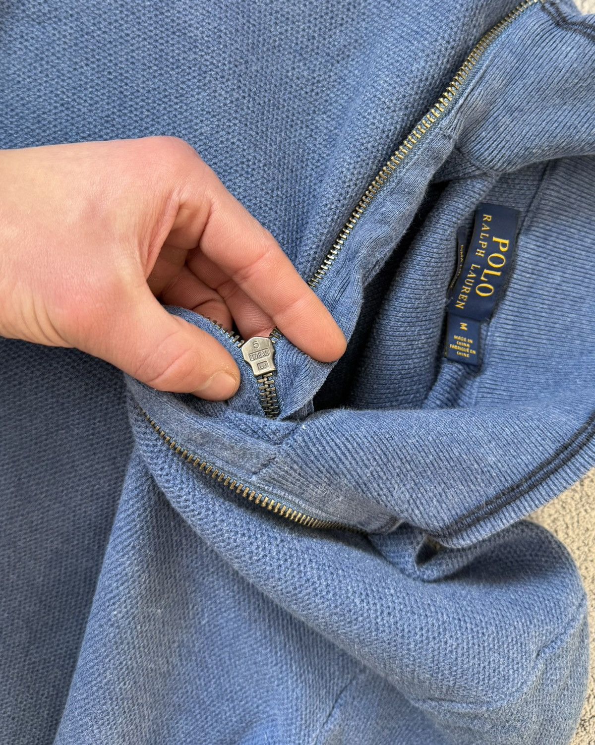 Polo Ralph Lauren Polo Ralph Lauren Sweater 1/4 Zip Knit Pullover Cotton Men M Size US M / EU 48-50 / 2 - 7 Thumbnail