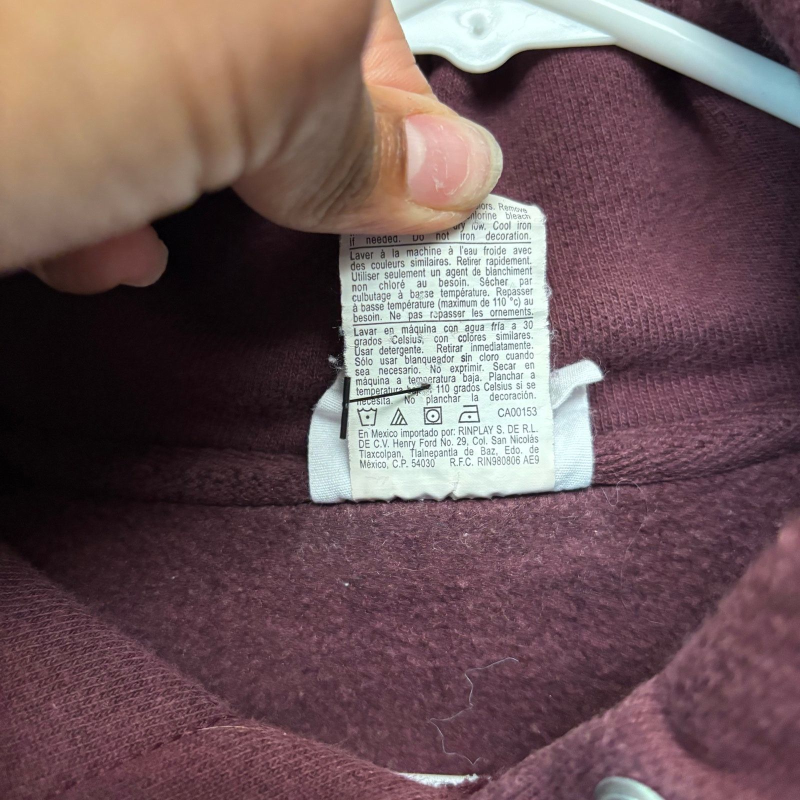 Champion Champion Reverse Weave Hoodie Burgundy Maroon Pullover Size US S / EU 44-46 / 1 - 6 Thumbnail