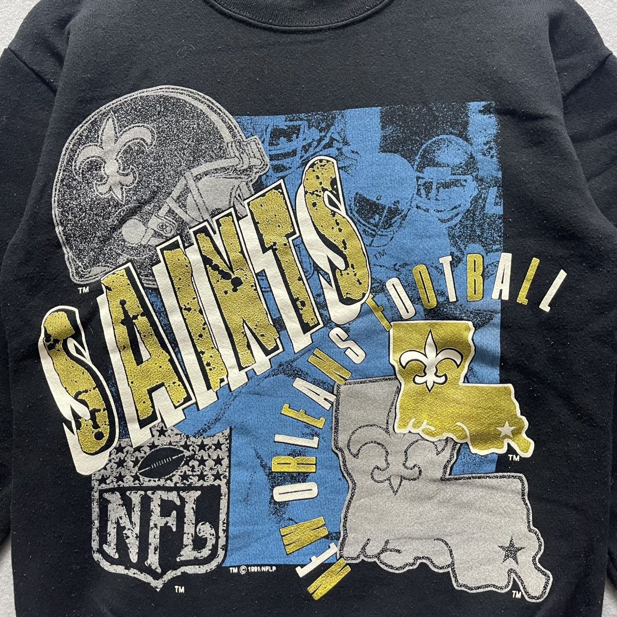 Logo 7 Vintage 1991 NFL New Orleans Saints Sweatshirt by Logo 7 Size US S / EU 44-46 / 1 - 3 Thumbnail