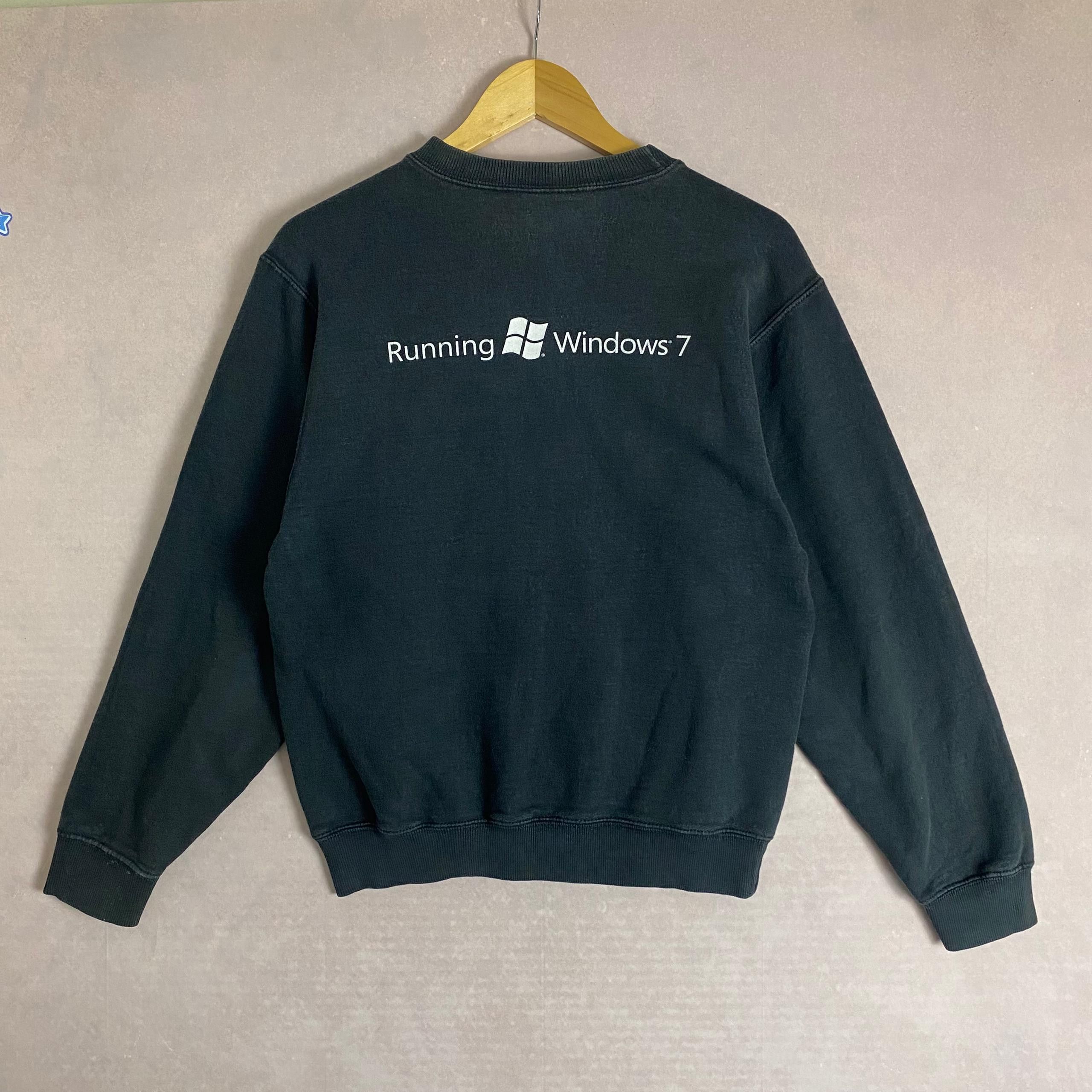 Vintage Vintage I'm am PC Windows 7 Sweatshirt Size US S / EU 44-46 / 1 - 2 Thumbnail