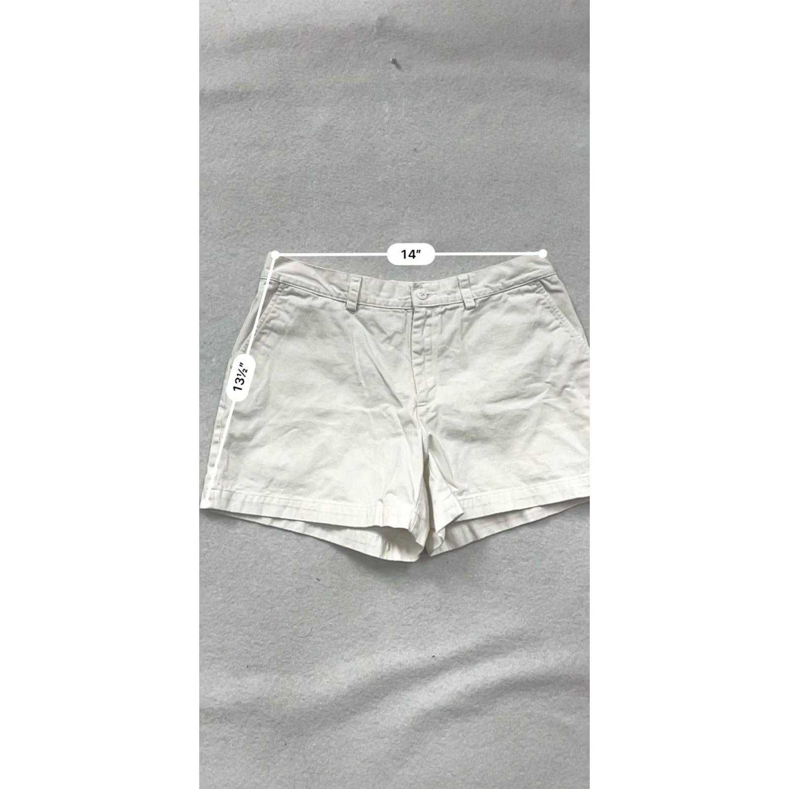 Polo Ralph Lauren Ralph Lauren Sport Womens White Cotton Shorts Size 8 #8251 Size 30" / US 8 / IT 44 - 6 Thumbnail