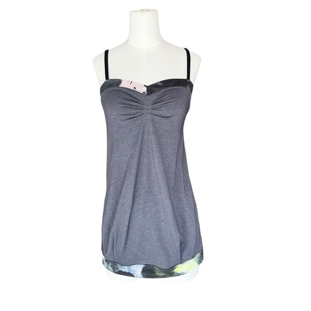 Lululemon Lululemon Pure Focus Tank Size 6 Citron Tinted Canvas gray Size M / US 6-8 / IT 42-44 - 2 Thumbnail