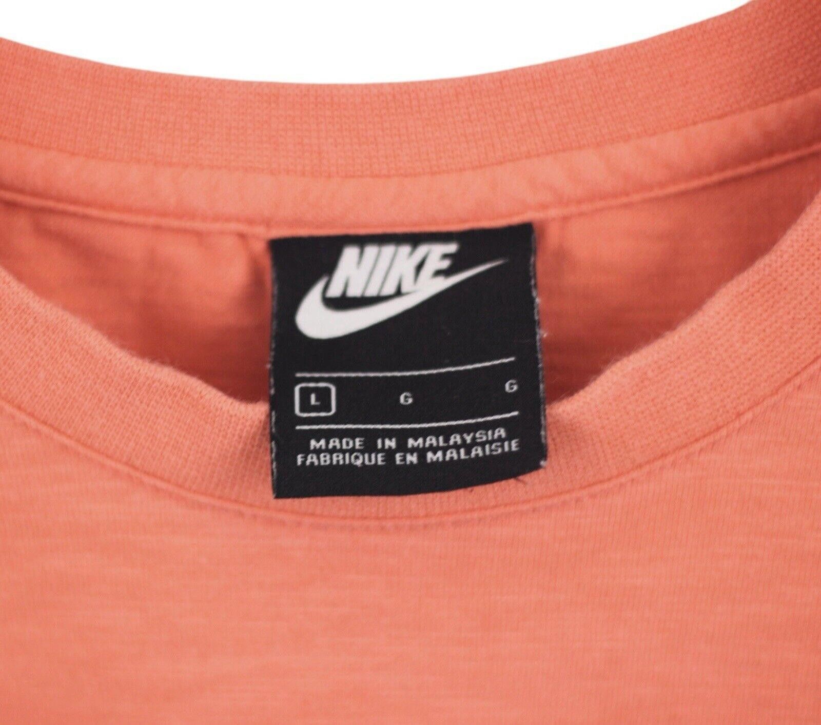 Nike Nike Pink Zippered Pocket Tee Shirt Tactical Y2K Large Size US L / EU 52-54 / 3 - 5 Thumbnail