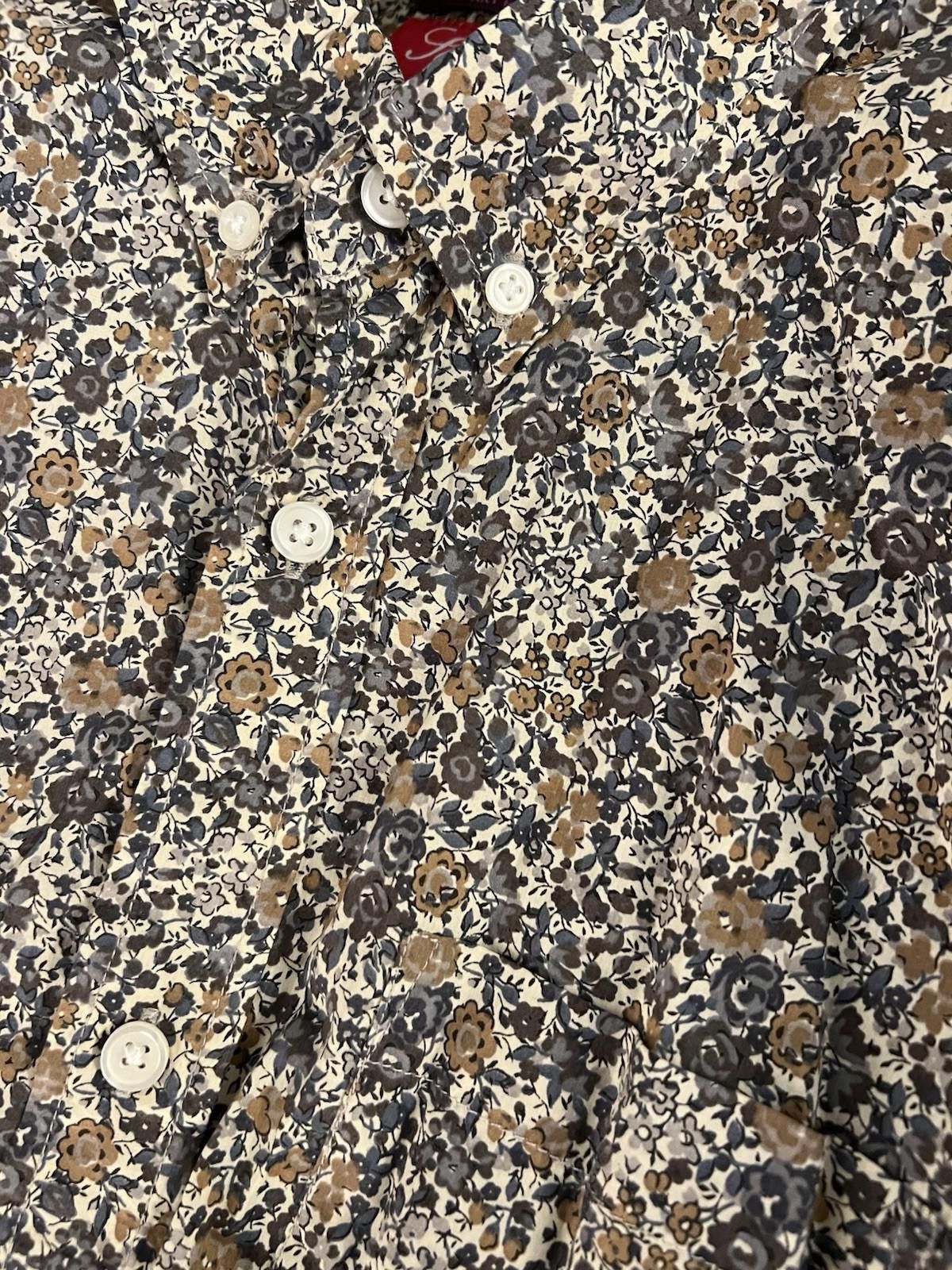 Supreme FW11 SUPREME LIBERTY ART FABRICS BROWN FLORAL L/S SHIRT Size US L / EU 52-54 / 3 - 7 Thumbnail