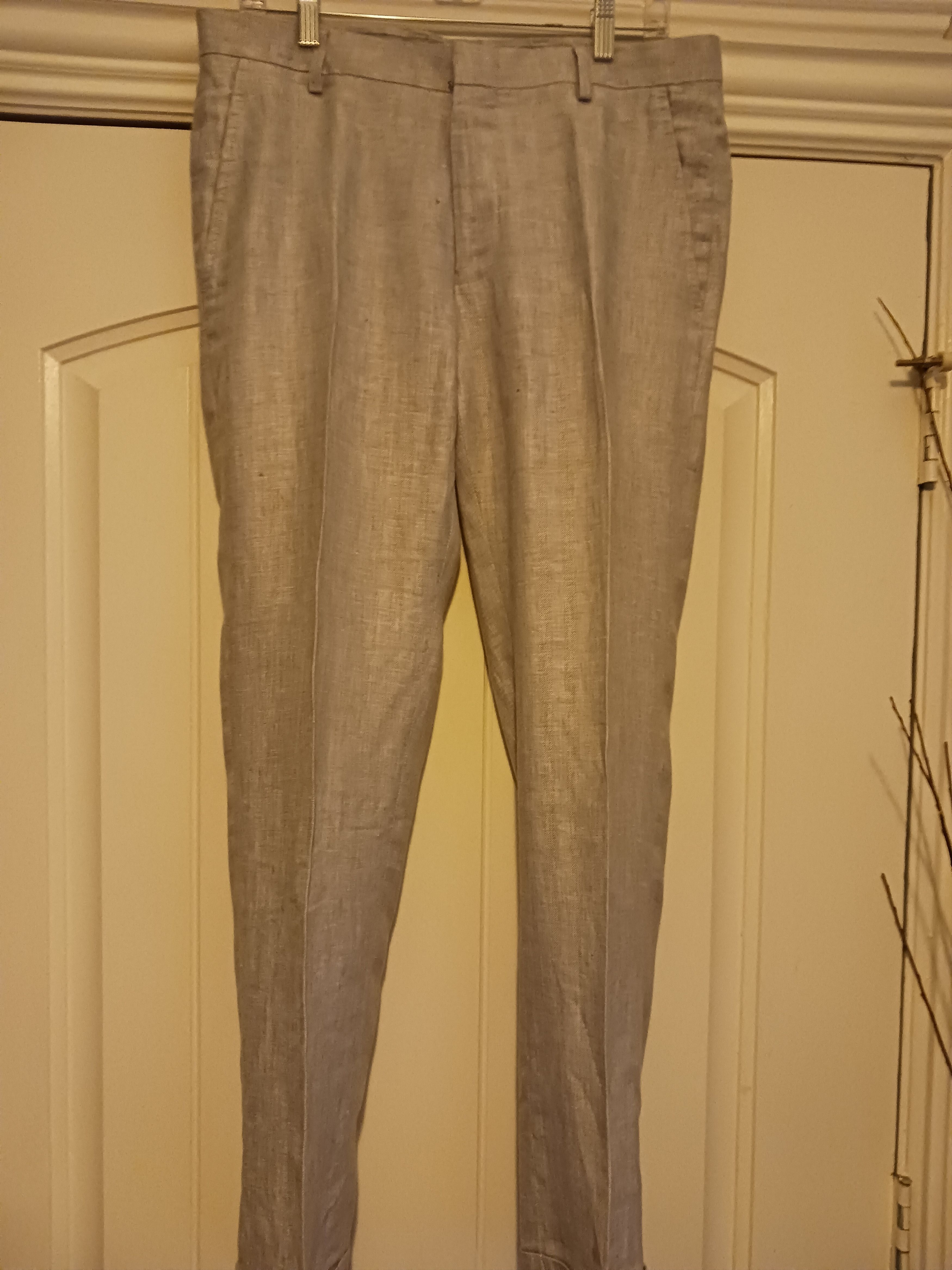 Murano Baird Mcnutt Murano 100% Linen Alex Fit Pants Size US 32 / EU 48 - 1 Thumbnail