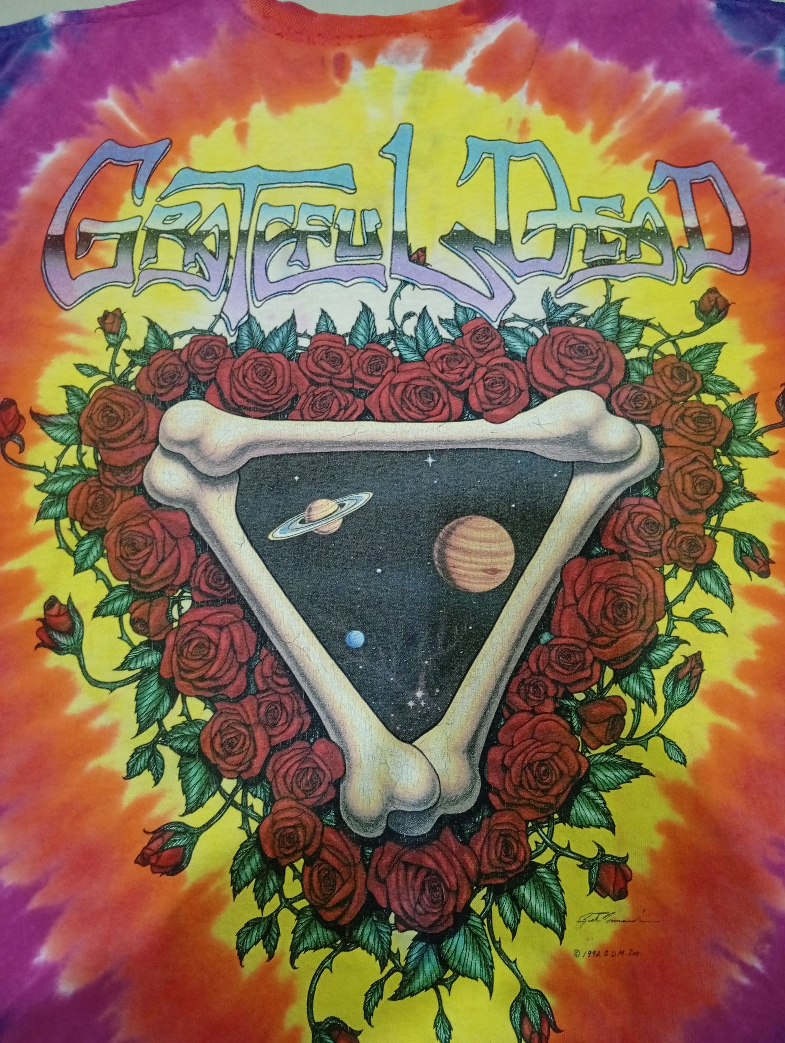 Band Tees × Vintage GRATEFUL DEAD T-SHIRT VINTAGE Size US L / EU 52-54 / 3 - 6 Thumbnail