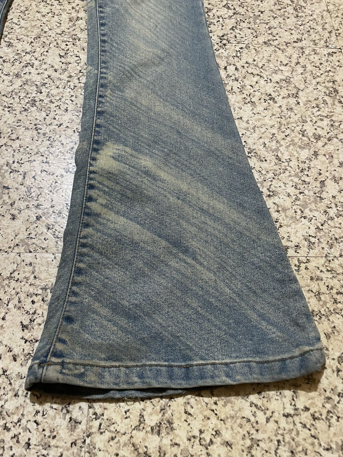 EGOIST Vintage EGOIST Y2K Sand Wash Flare Denim Pants LGB Style Size 27" / US 4 / IT 40 - 7 Thumbnail