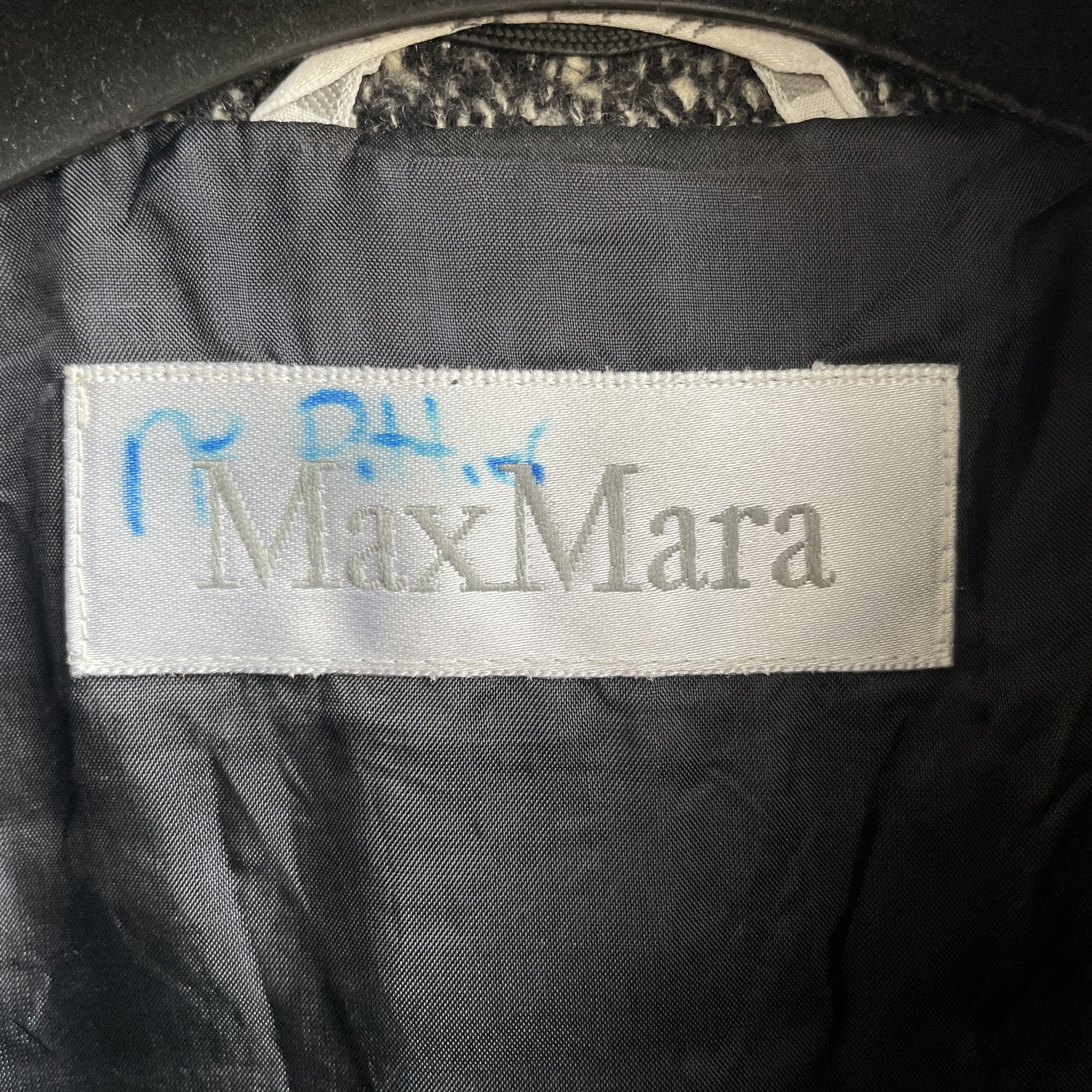 Max Mara Max Mara Speckled Tweed Melange Womens Wool Blazer Size M / US 6-8 / IT 42-44 - 7 Thumbnail