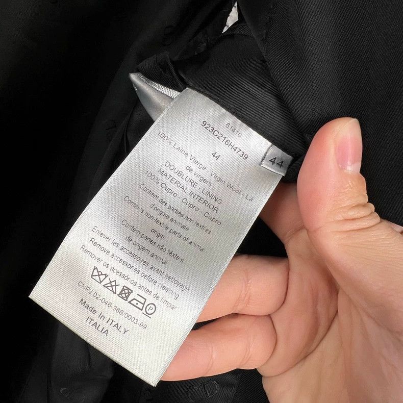 Dior Dior Metal Letter Blazer Coat-2506 Size US L / EU 52-54 / 3 - 3 Thumbnail