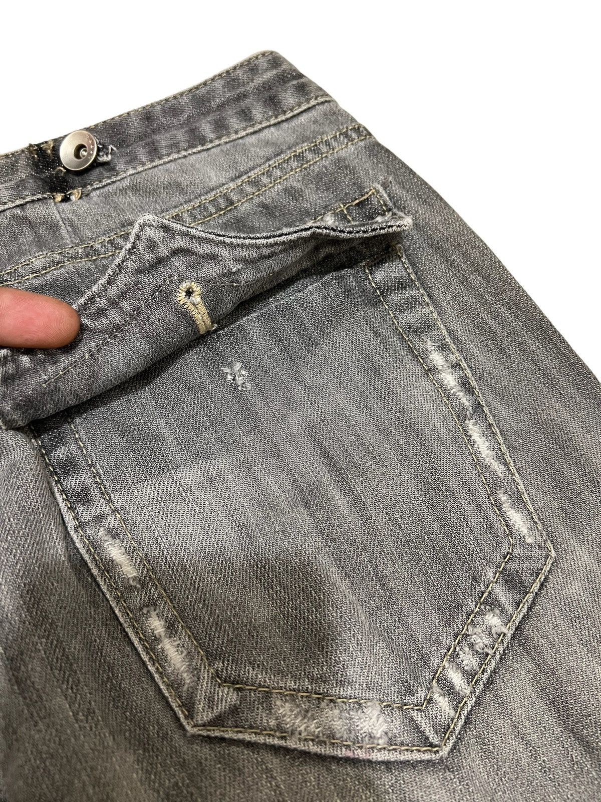 If Six Was Nine × Japanese Brand × Le Grande Bleu (L.G.B.) Larne flared denim pants Size US 28 / EU 44 - 8 Thumbnail