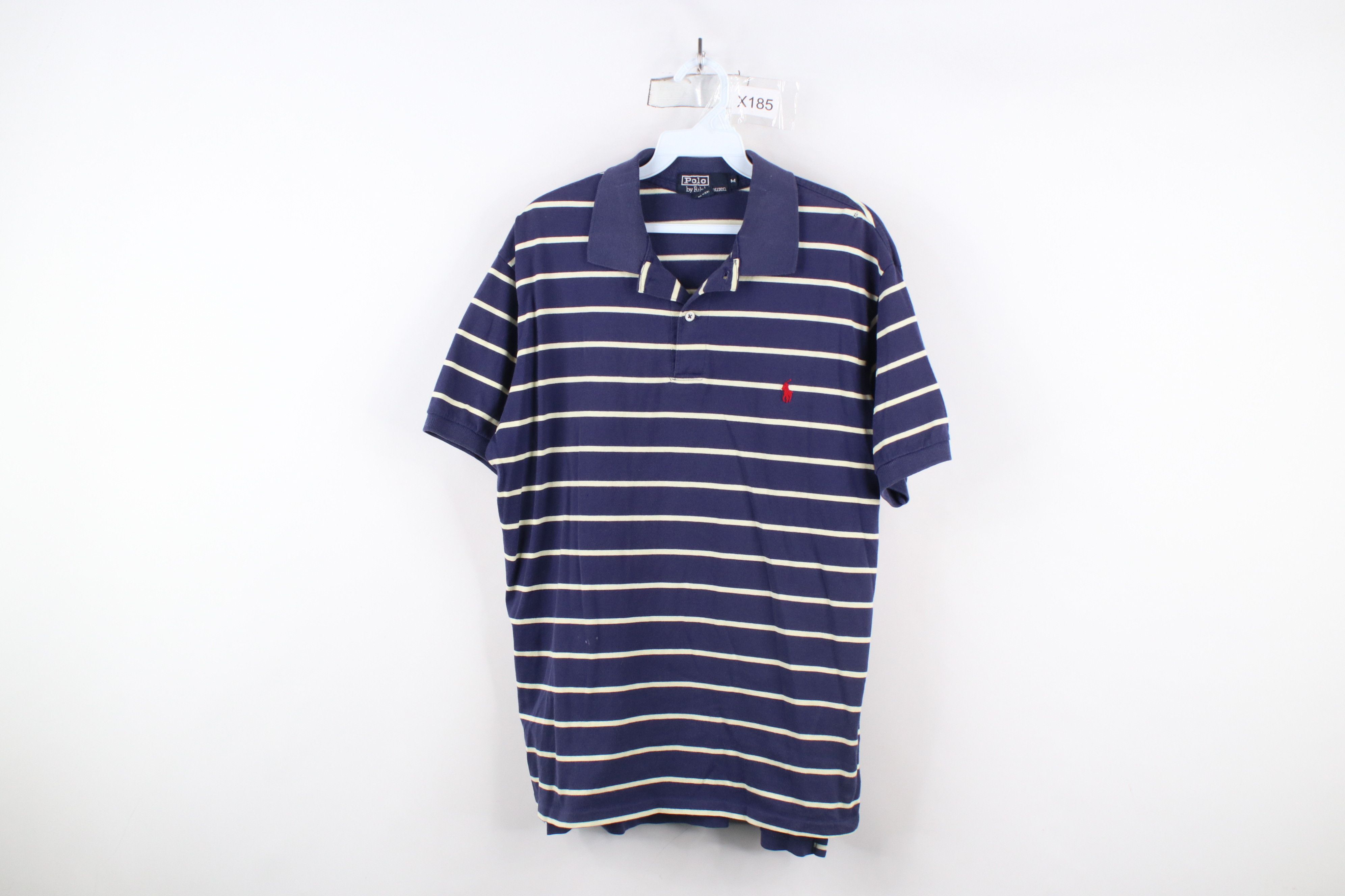 Vintage 90s Ralph Lauren Soft Touch Striped Polo Shirt USA