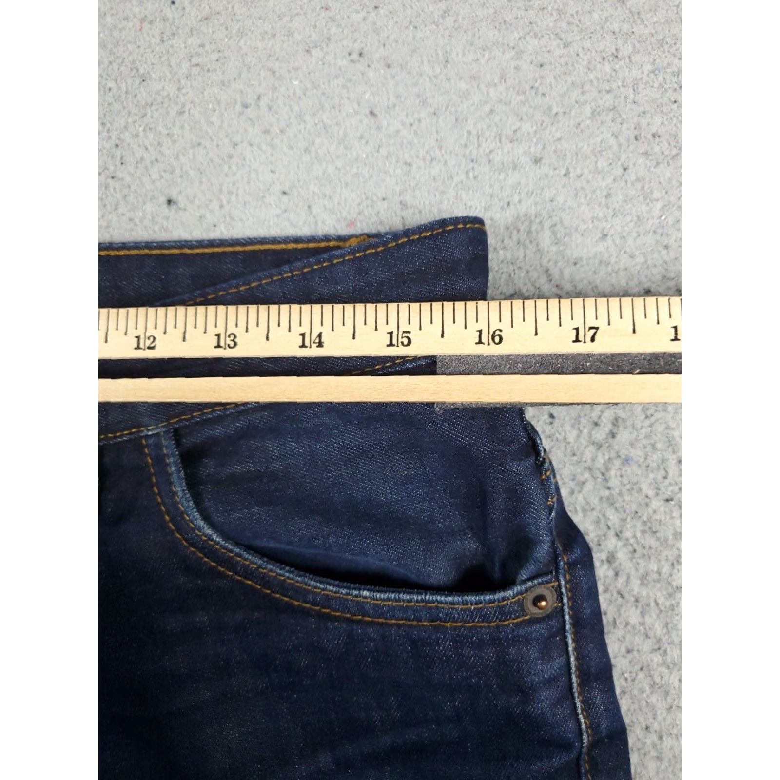 NEXT NEXT Jeans Mens 32x28 Blue Straight Leg 5-Pocket Cotton Pants Size US 32 / EU 48 - 4 Thumbnail