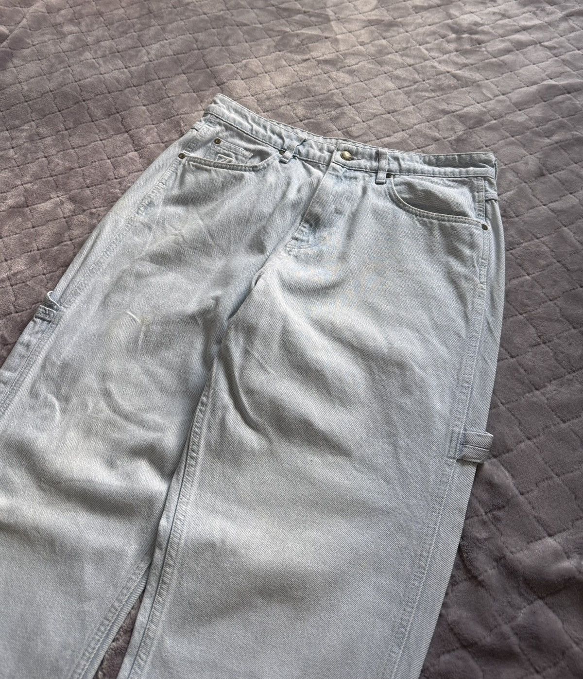 Karl Kani × Vintage Vintage Karl Kani Big Logo Denim Pants Size US 34 / EU 50 - 4 Thumbnail