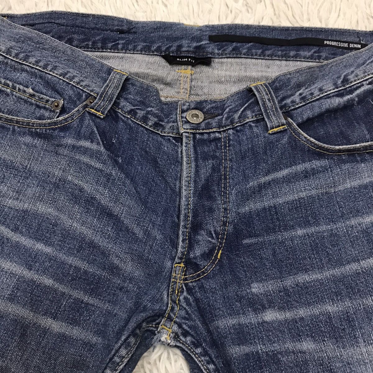 Japanese Brand Azul Denim Collection Hoover Progresive Denim Slimfit Jeans Size US 31 - 10 Thumbnail