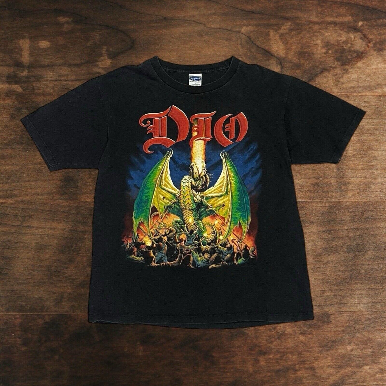 Vintage Vintage 2002 Dio Killing The Dragon T Shirt Men’s Large Size US L / EU 52-54 / 3 - 1 Thumbnail