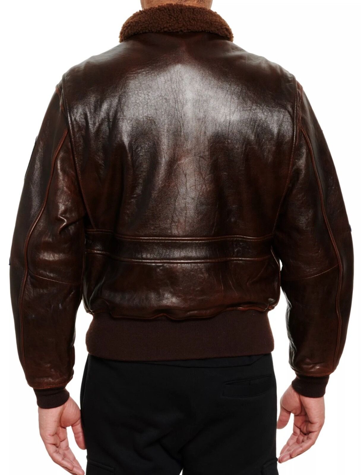 Avirex Avirex 'Top Gun' Patched G-1 Aviator Flight Jacket Size US L / EU 52-54 / 3 - 6 Thumbnail