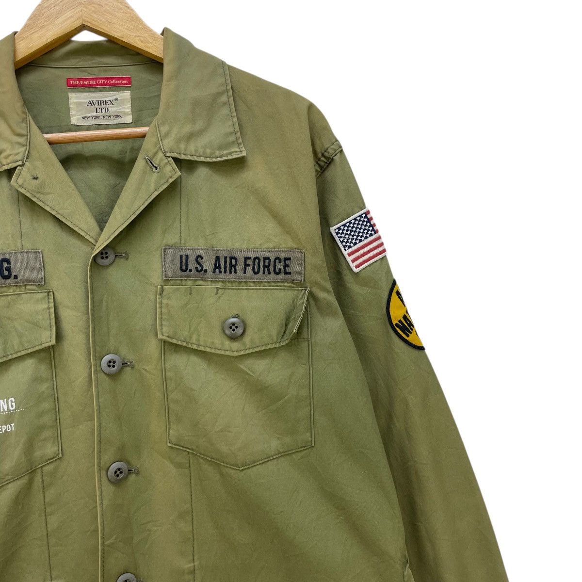 Avirex 🔥Vintage Sunfaded Avirex Us army Shirt Jacket Size US M / EU 48-50 / 2 - 5 Thumbnail