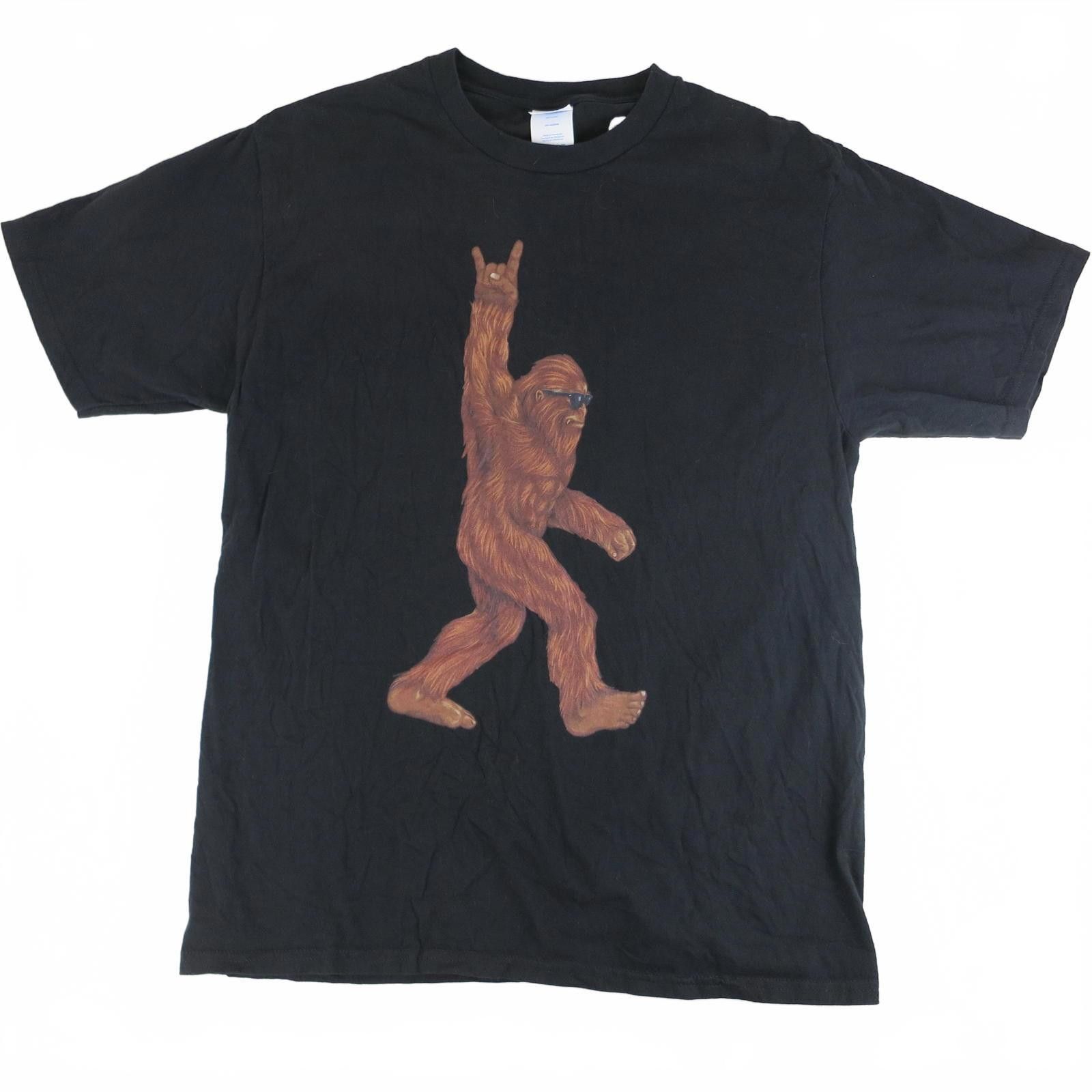 Other Port & Company Black T-Shirt with Bigfoot Graphic Size M Size US M / EU 48-50 / 2 - 1 Thumbnail