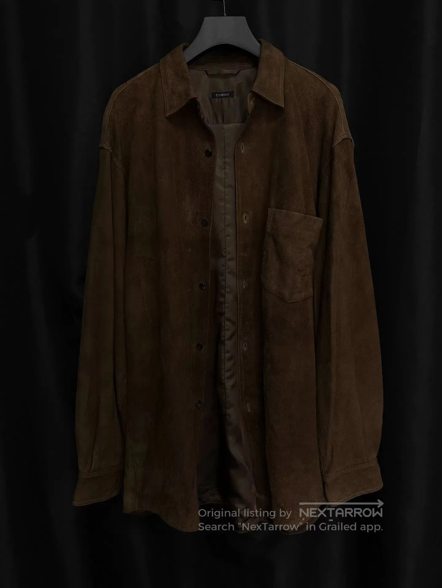 Comoli comoli deep brown deer leather shirt. Size US L / EU 52-54 / 3 - 3 Thumbnail